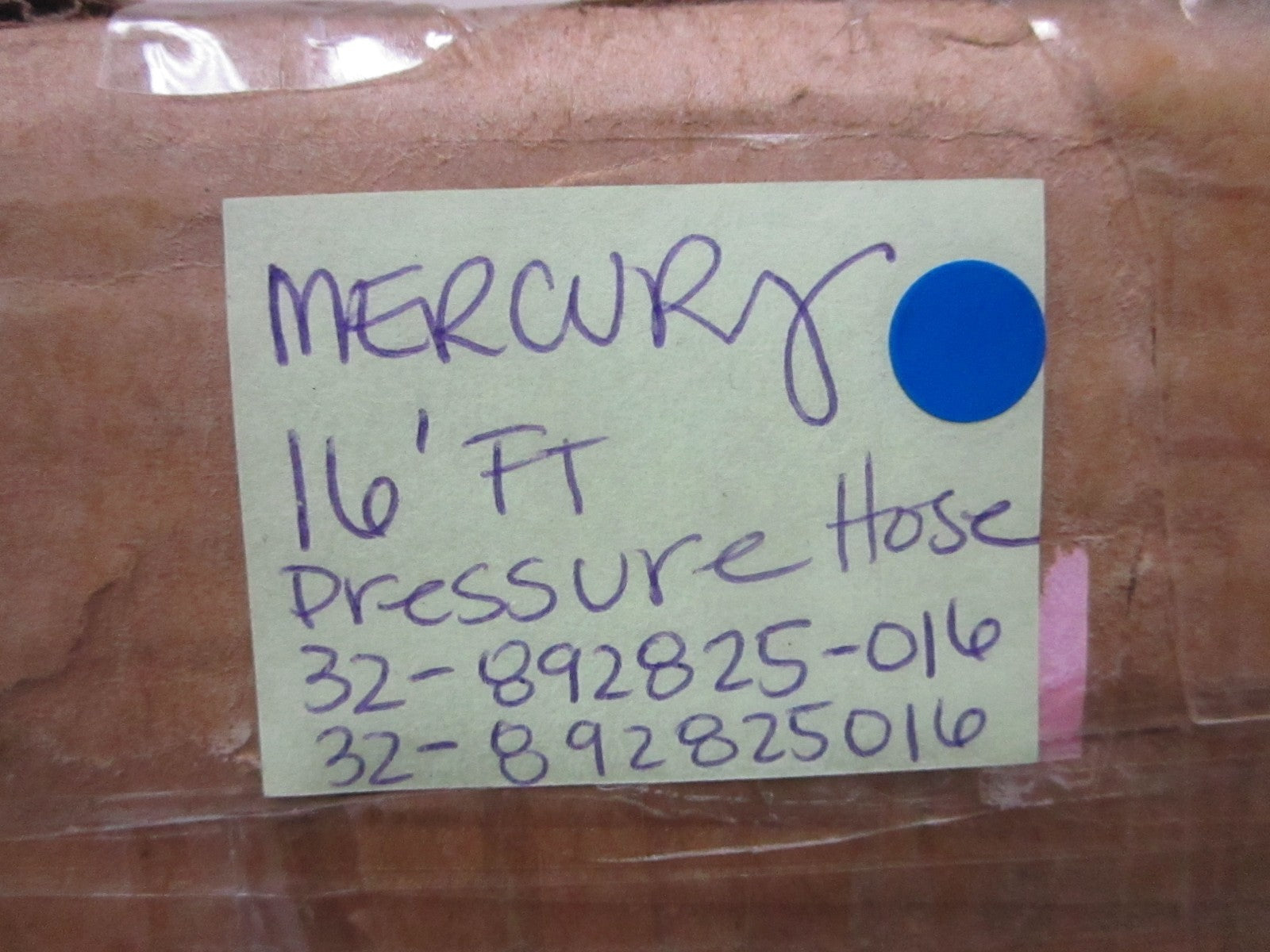 NEW OEM 32-892825016 Mercury Quicksilver 16' Ft Pressure Hose 0720