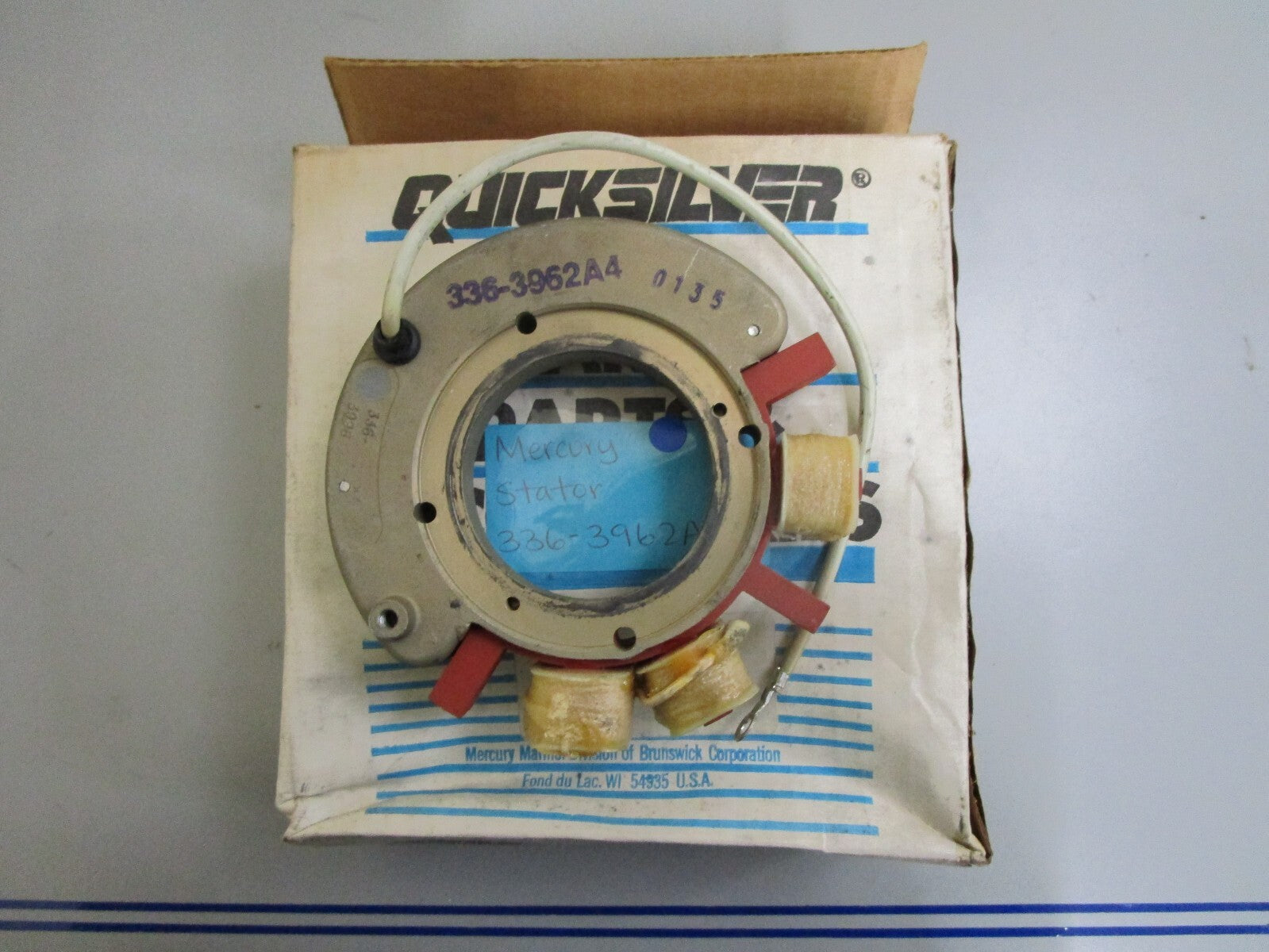 *NEW OEM* 0820 Mercury Quicksilver Stator 336-3962A4