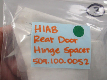 NEW OEM 509.100.0052 HIAB Rear Door Hinge Spacer 0810
