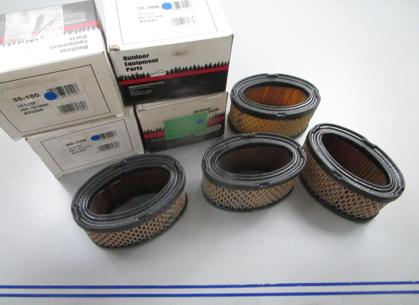 *NEW* (LOT OF 4) 0810 Oregon Air Filter 30-100 Replaces: 33268