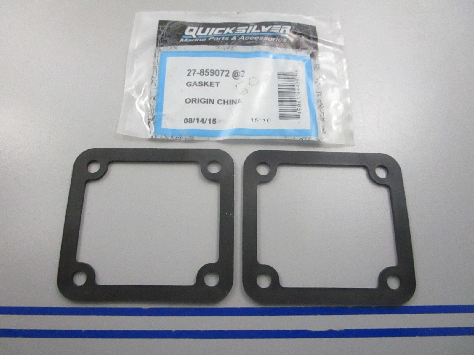 NEW OEM (LOT OF 2) 27-859072 Mercury Quicksilver Gasket 0810
