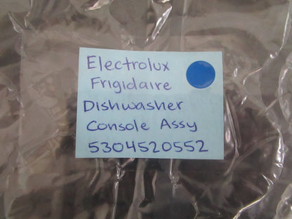 *NEW OEM* 0820 Electrolux Frigidaire Dishwasher Console Assy 5304520552