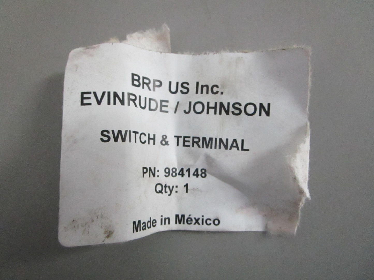 NEW OEM 984148 0984148 OMC Johnson Evinrude Switch & Terminal 0820
