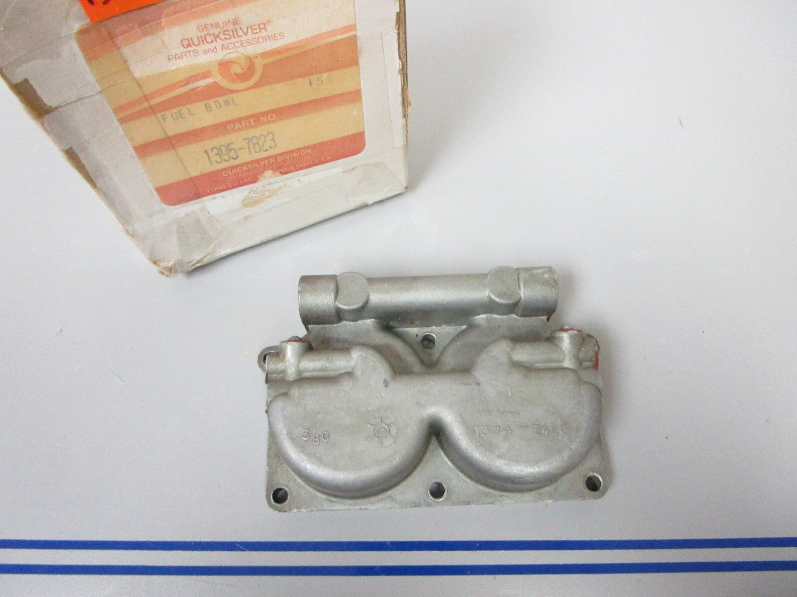 *NEW OEM* 0720 Mercury Quicksilver Fuel Bowl 1395-7823