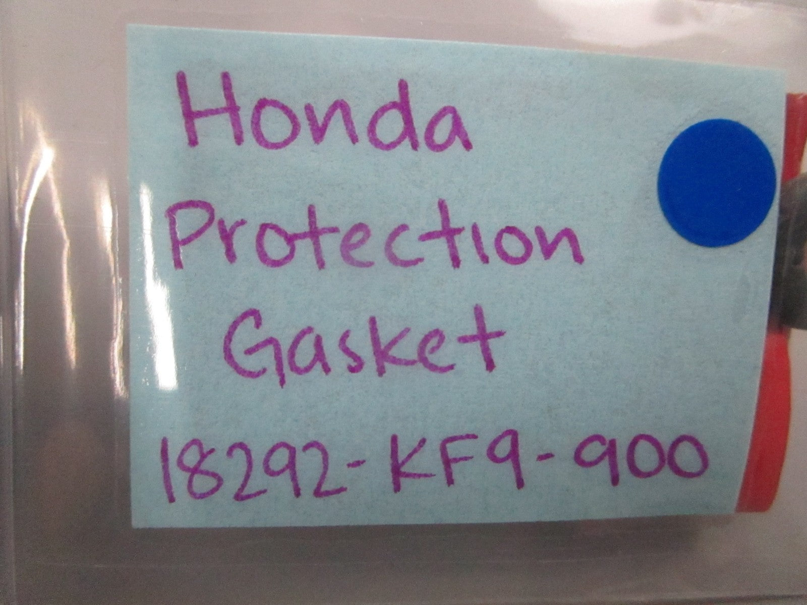 *NEW OEM* 0810 Honda Protection Gasket 18292-KF9-900