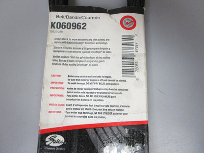 NEW K060962 Gates Micro-V 13/16" x 96 ⅞" Serpentine Belt 0720