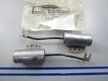 NEW OEM (LOT OF 2) 58034 Mercury Quicksilver Condenser 0810