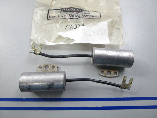 NEW OEM (LOT OF 2) 58034 Mercury Quicksilver Condenser 0810