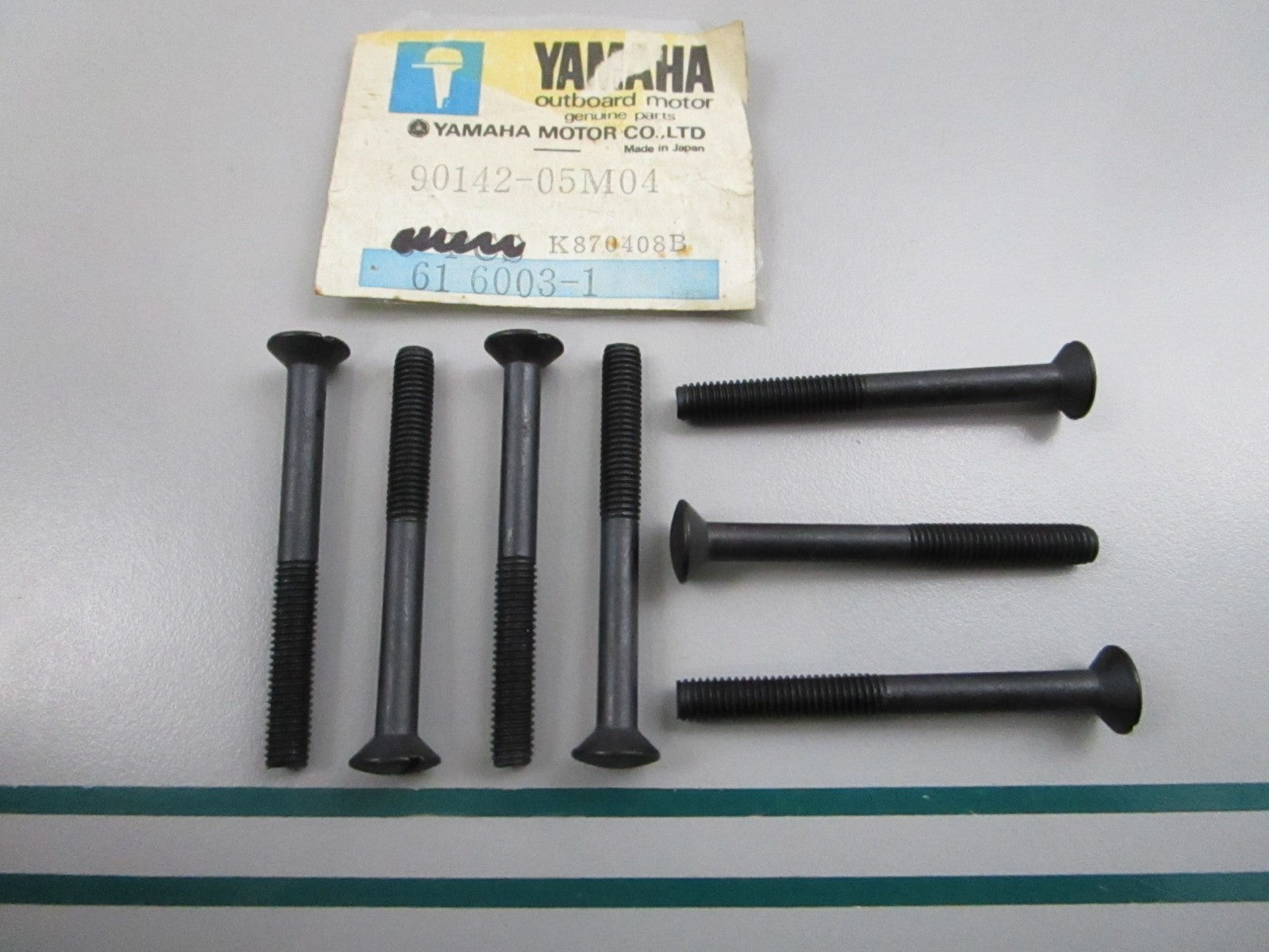 NEW OEM (LOT OF 7) 90142-05M04 Yamaha Countersunk Screw 0810
