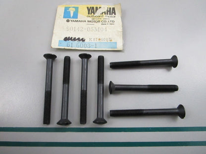 NEW OEM (LOT OF 7) 90142-05M04 Yamaha Countersunk Screw 0810