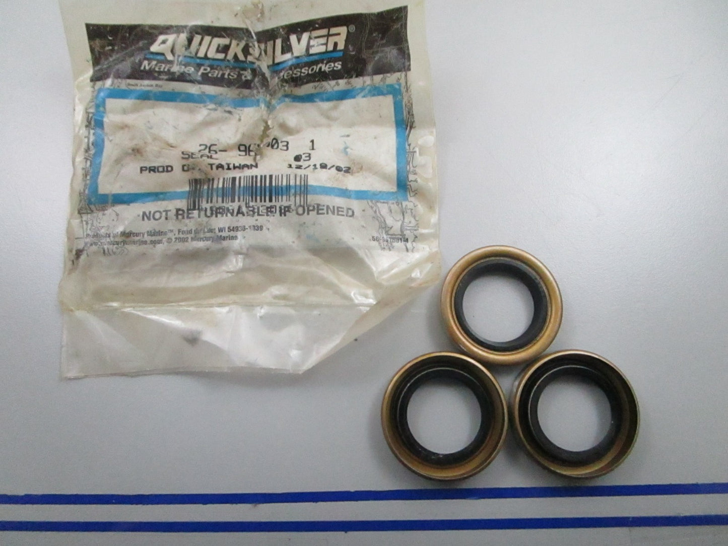 *NEW OEM* (LOT OF 3) 0840 Mercury Quicksilver Seal 26-965031