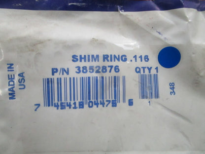 *NEW OEM* 0810 OMC Johnson Evinrude .116 Shim Ring 3852876