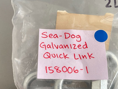 *NEW* (LOT OF 4) 0810 Sea-Dog Galvanized Quick Link 158006-1