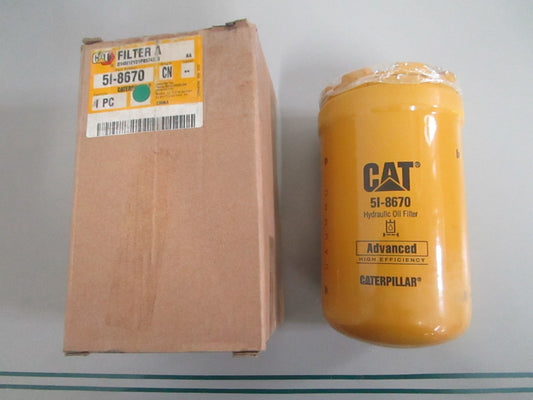 Caterpillar 5I-8670 Advanced Efficiency Hydraulic Filter Excavator NEW OEM 0820
