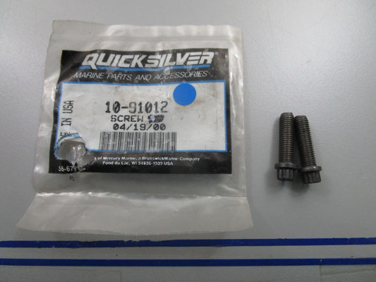 *NEW OEM* (LOT OF 2) 0810 Mercury Quicksilver Screw 10-91012