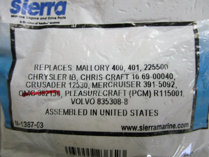 *NEW* 0810 Sierra Condenser 18-5338 Replaces: Mercruiser 391-5092 Volvo 835308-8