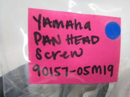 NEW OEM (LOT OF 2) Yamaha 90157-05M19 Pan Head Screw 0810