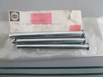 NEW OEM (LOT OF 3) 505001700 Ski-Doo Clevis Pin 0820