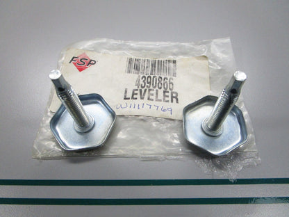 NEW OEM 4390866 Whirlpool Leveler Set 0810