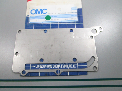 NEW OEM 306202 0306202 OMC Johnson Evinrude Exhaust Cover 0810