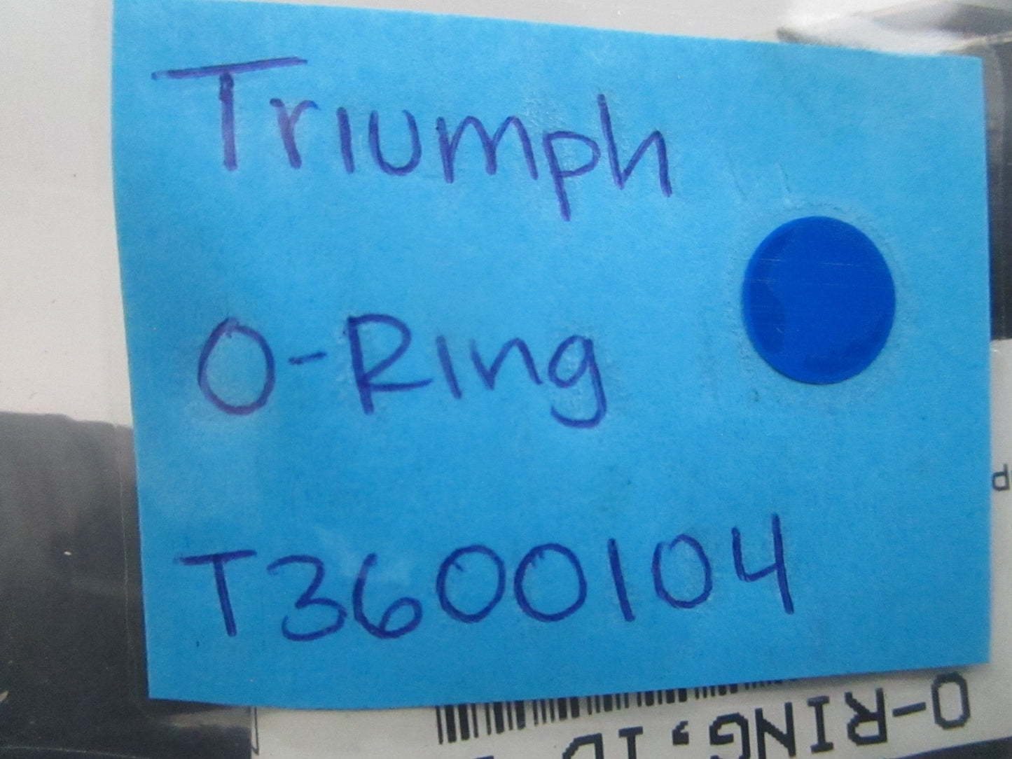 *NEW OEM* 0810 Triumph O-Ring T3600104