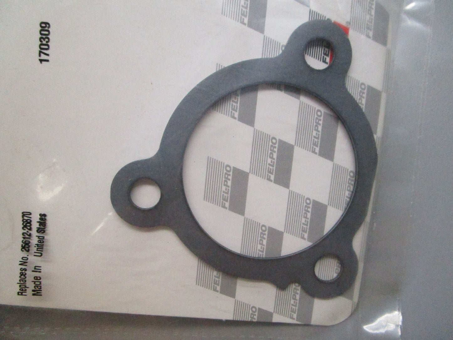 *NEW* 0810 Fel-Pro Thermostat Gasket 35827 Replaces: 25612-26870