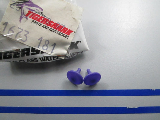 *NEW OEM* (LOT OF 2) 0810 Arctic Cat Purple Mushroom Domed Plug 1673-181