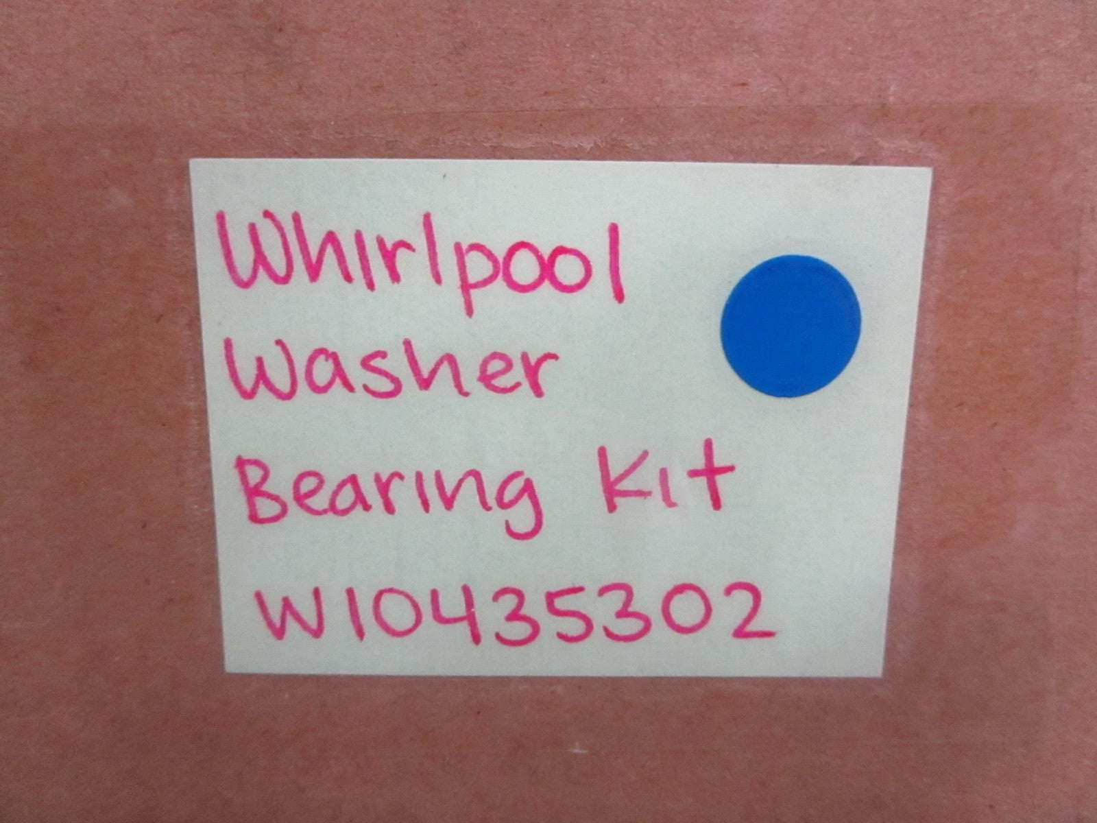 *NEW OEM* 0820 Whirlpool Washer Bearing Kit W10435302