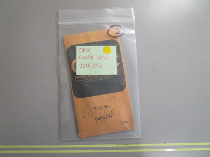 *NEW OEM* 0810 OMC Johnson Evinrude Needle Valve 204704 0204704