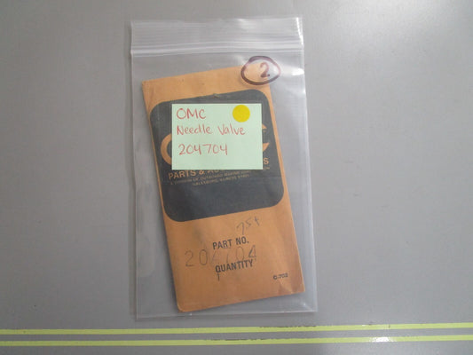 *NEW OEM* 0810 OMC Johnson Evinrude Needle Valve 204704 0204704