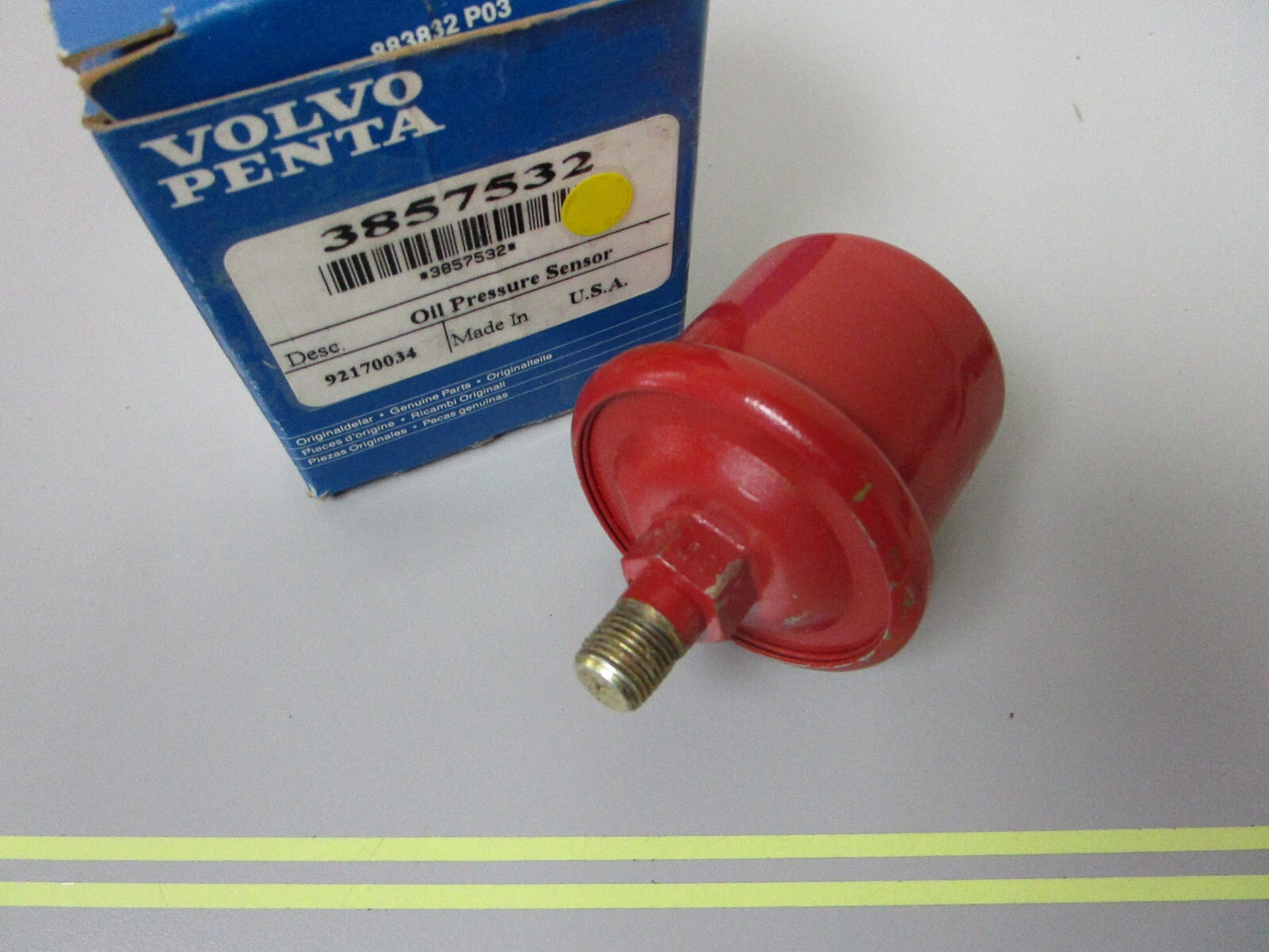*NEW OEM* 0720 Volvo Penta Oil Pressure Sensor 3857532