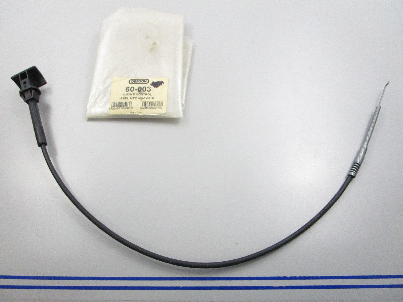 NEW 60-003 Replaces: 746-0616 Oregon Chocke Cable 0810