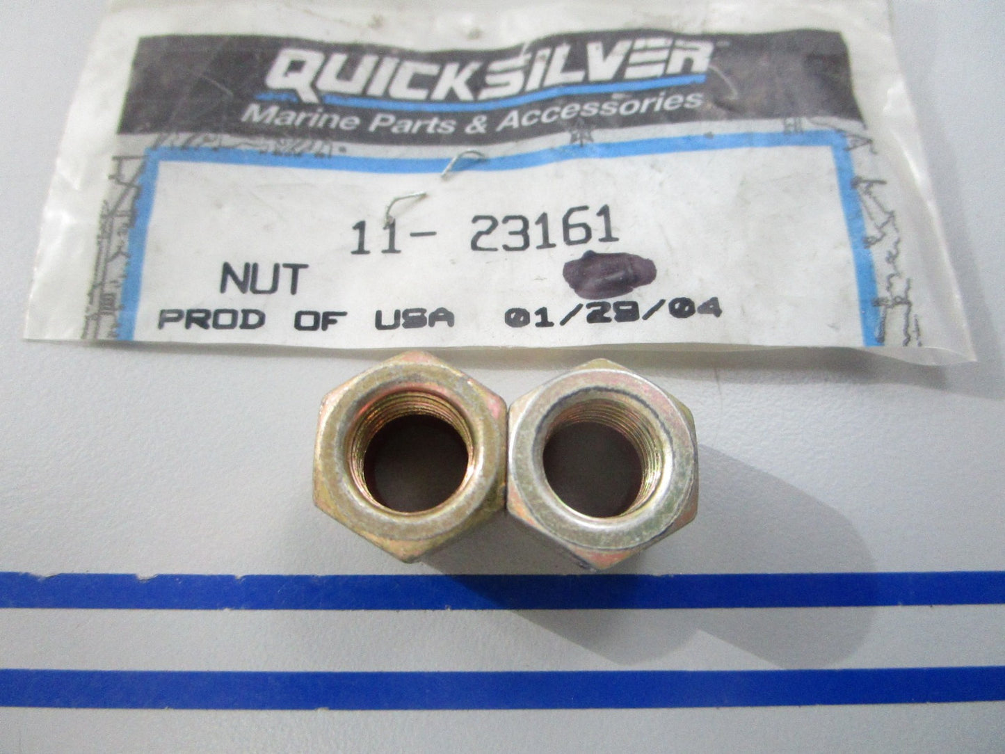 NEW OEM (LOT OF 2) 11-23161 Mercury Quicksilver Nut 0810