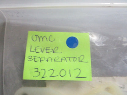 *NEW OEM* 0810 OMC Johnson Evinrude Lever separator 322012 0322012