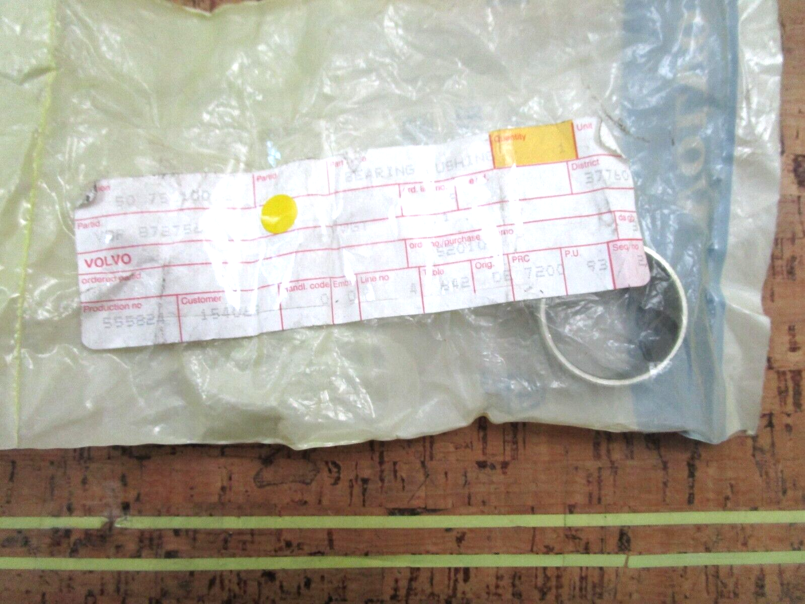 *NEW OEM* 0750 Volvo Penta BEARING BUSHING 872756