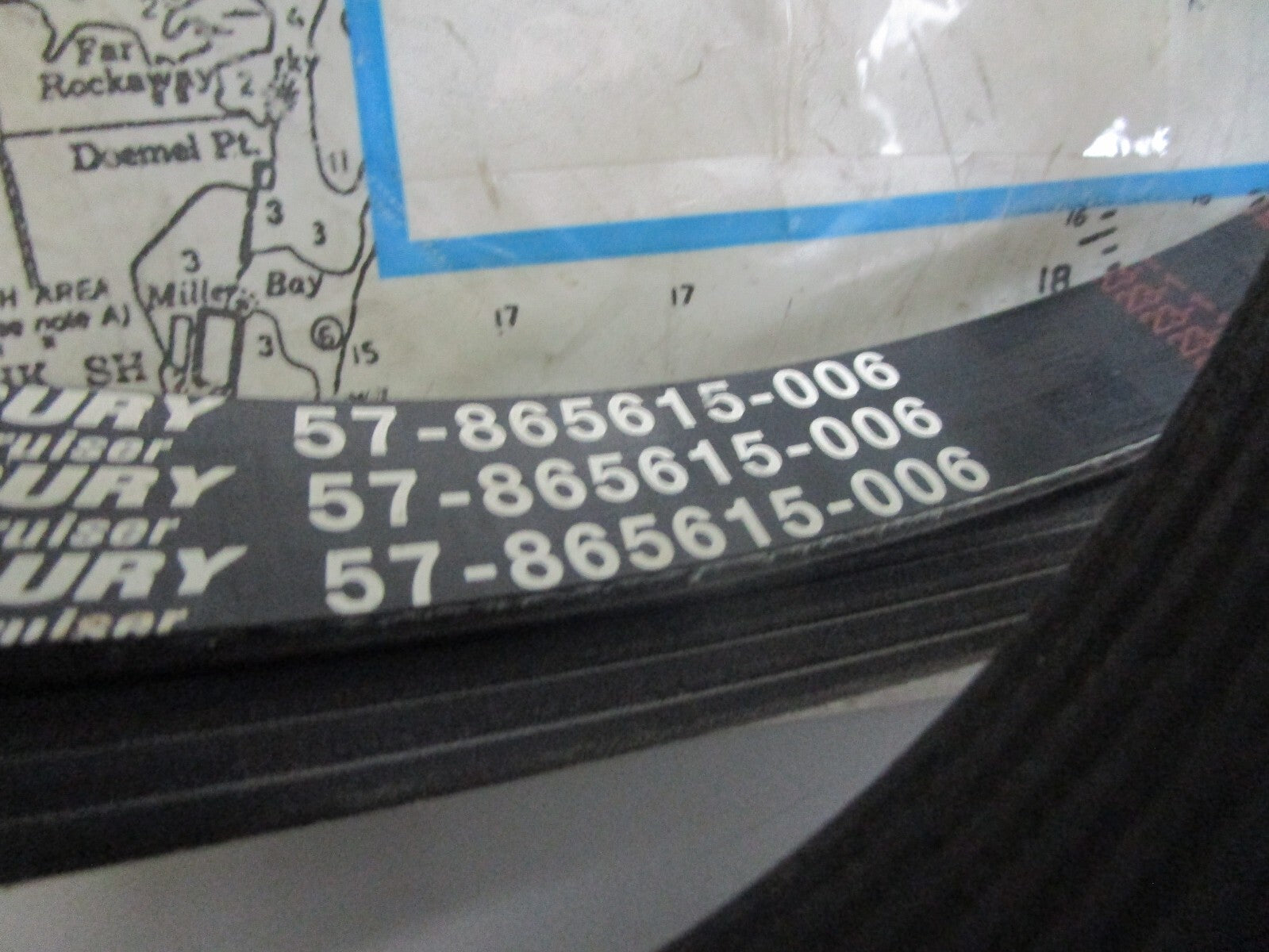 *NEW OEM* 0810 Mercury Quicksilver Belt 57-865615006