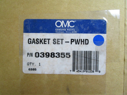 *NEW OEM* 0820 OMC Johnson Evinrude Powerhead Gasket Set 398355 0398355