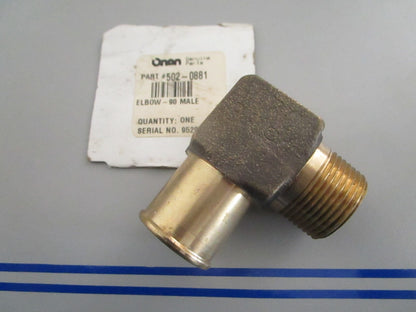 *NEW OEM* 0720 Onan Cummins Siphon Break 90° Male Elbow 170-3898 502-0881