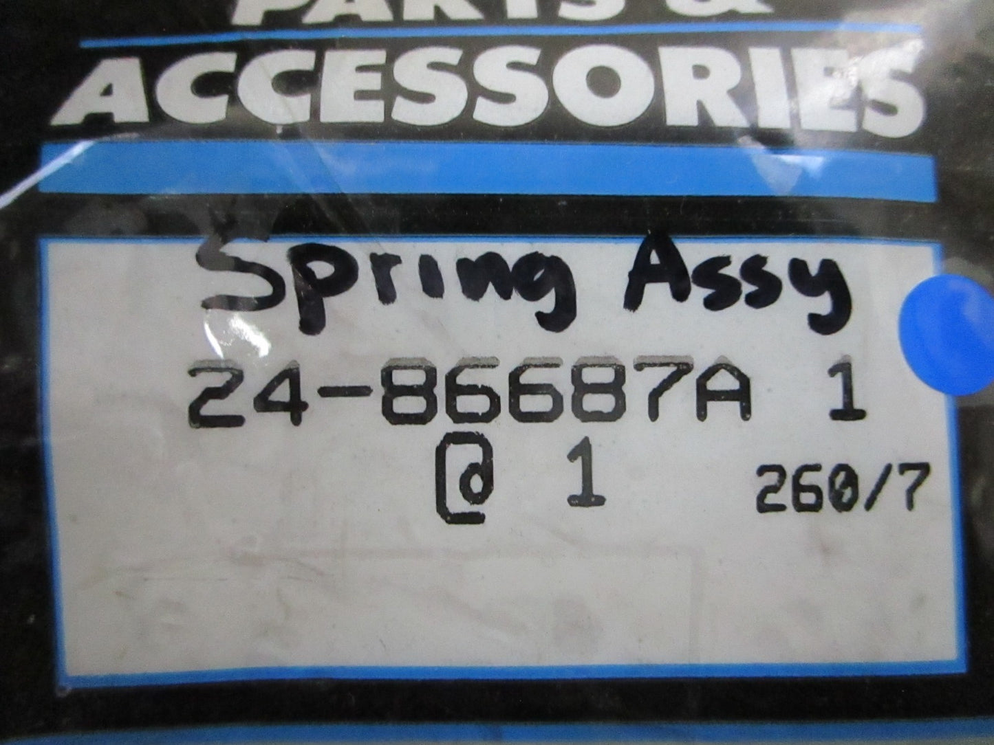 *NEW OEM* 0810 Mercury Quicksilver Spring Assembly 24-86687A 1