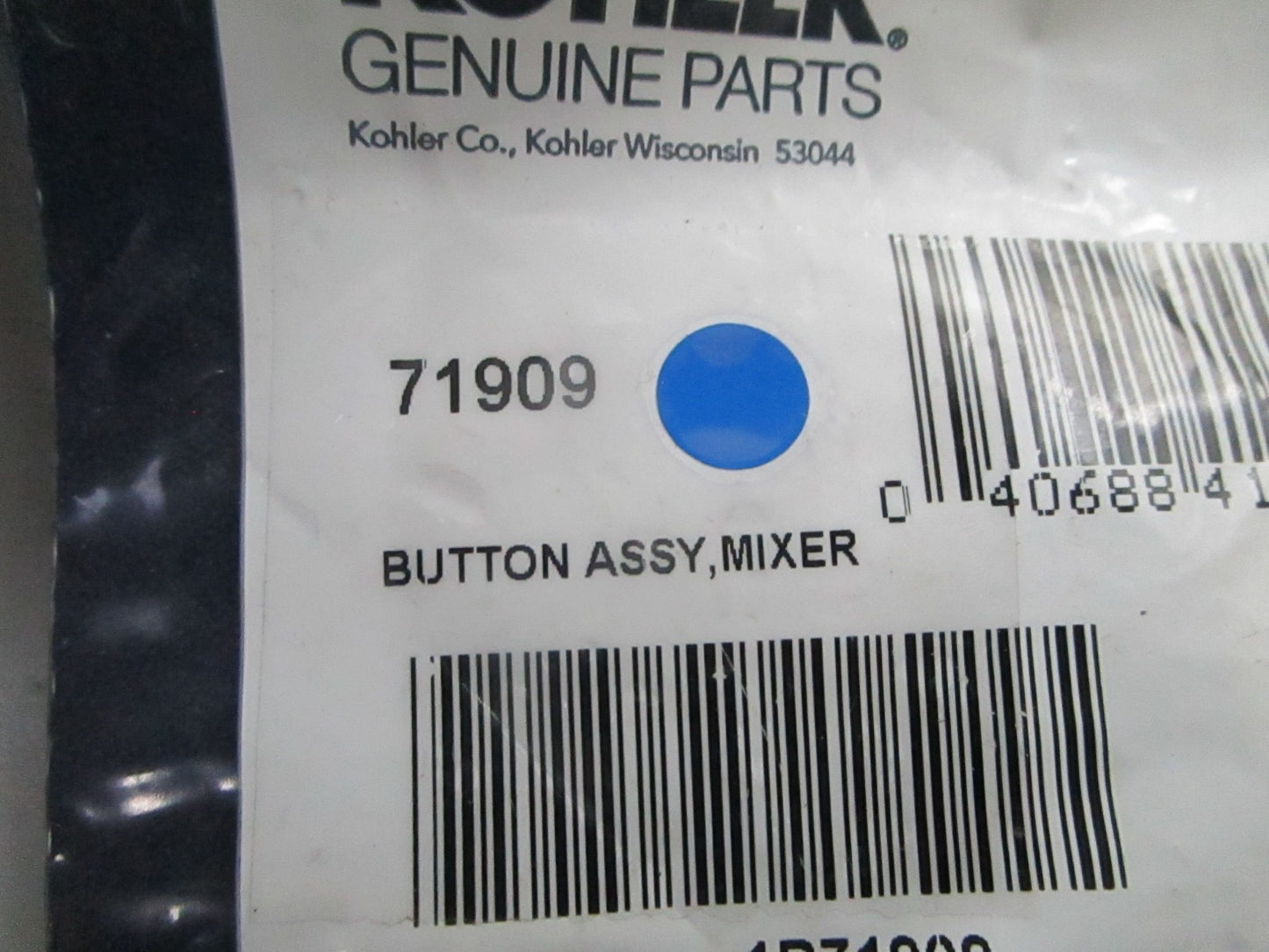 *NEW OEM* 0810 Kohler Mixer Button Assembly 71909