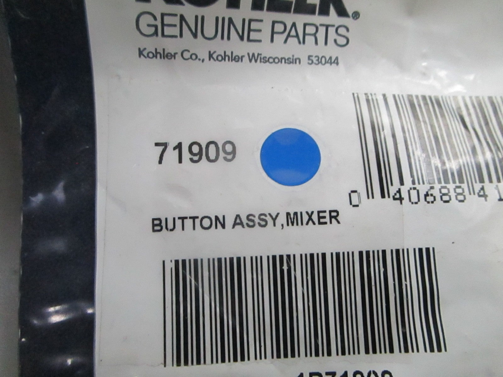 *NEW OEM* 0810 Kohler Mixer Button Assembly 71909