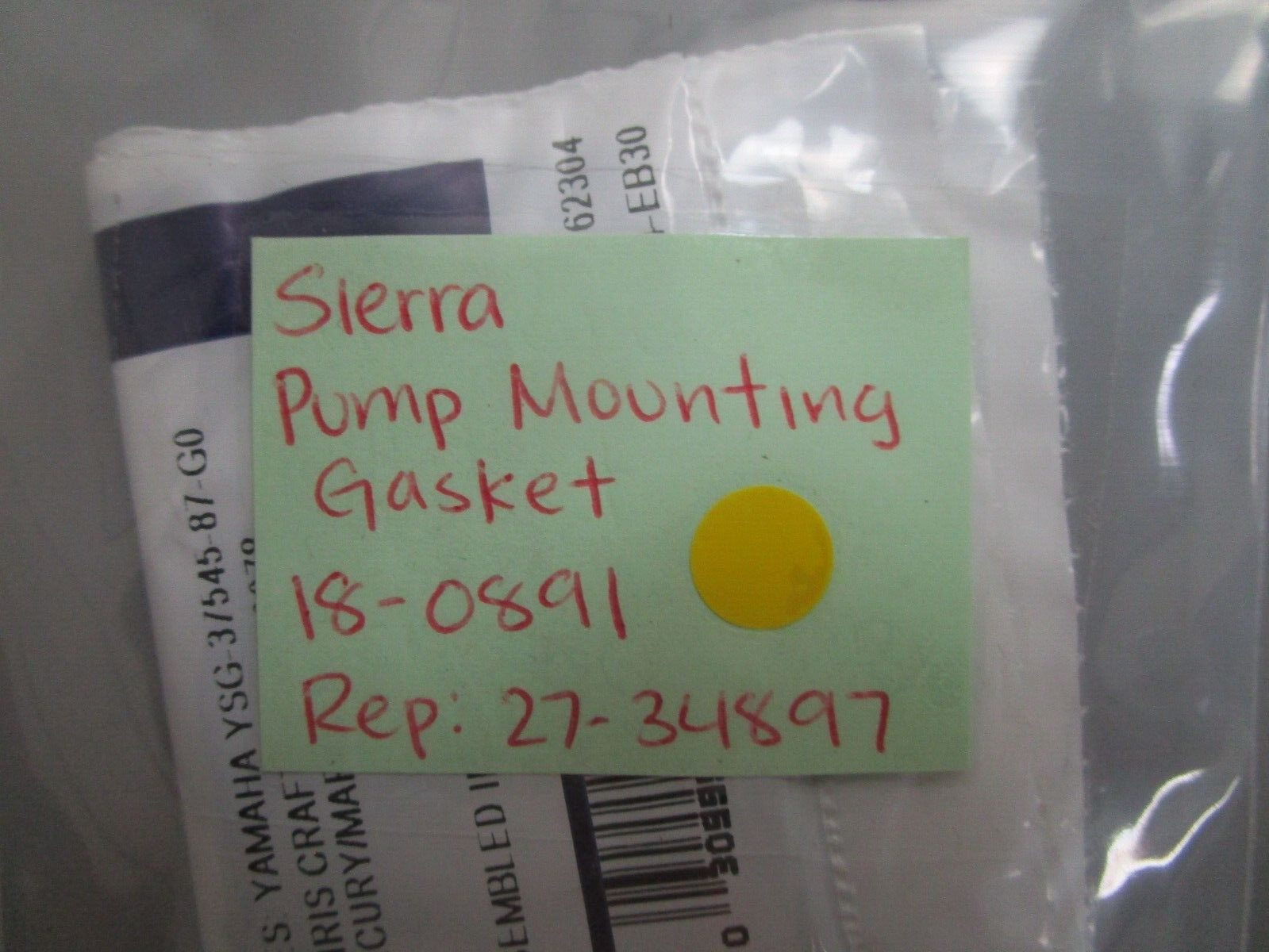 *NEW* (LOT OF 2) 0770 Sierra Pump Mounting Gasket 18-0891  Replaces: 27-34897