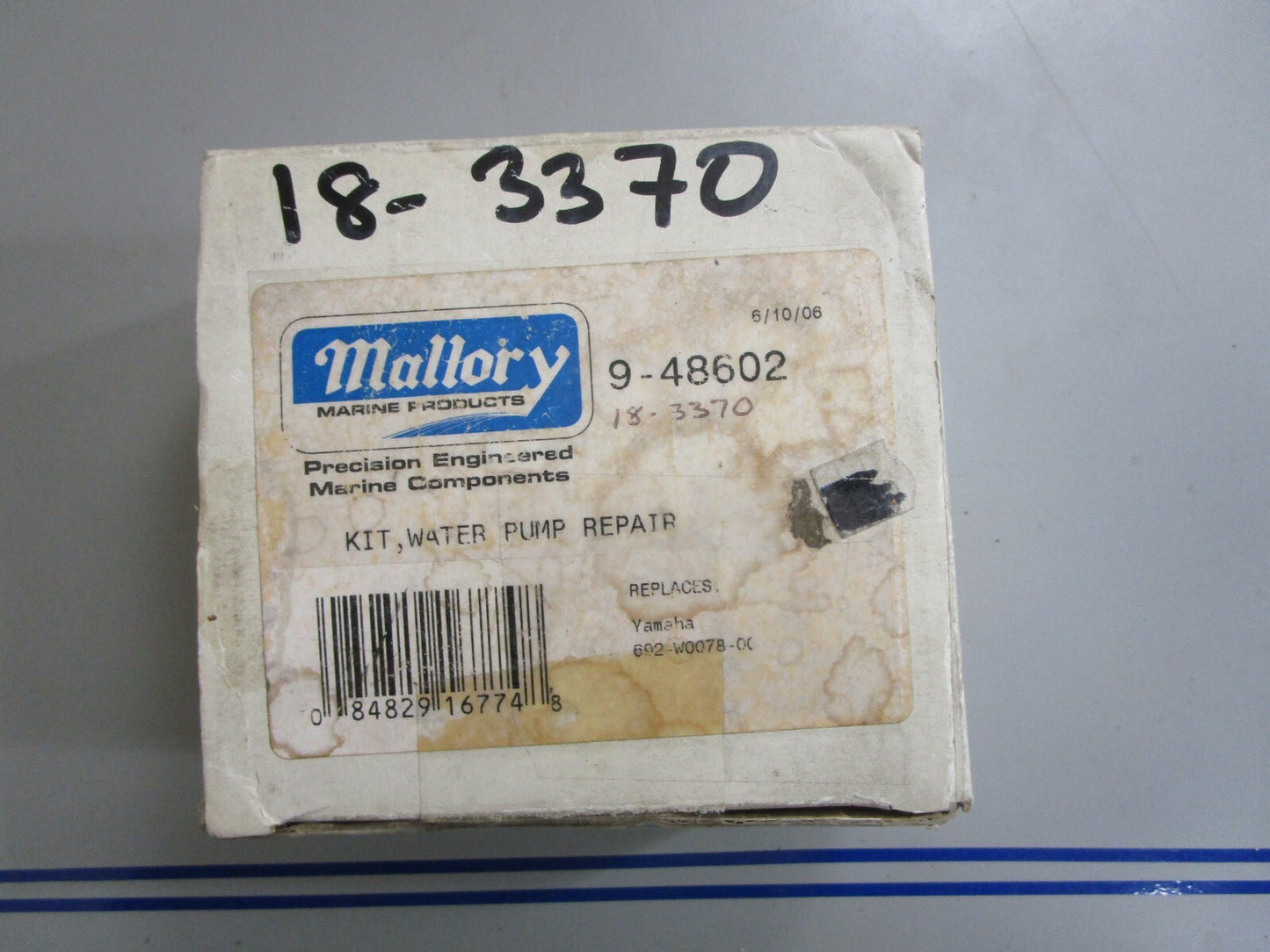 *NEW* 0810 Mallory W/P Repair Kit 9-48602 Replaces: Yamaha 692-W0078-00-00