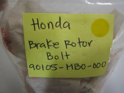 *NEW OEM* 0750 Honda BRAKE ROTOR BOLT 90105-MB0-000