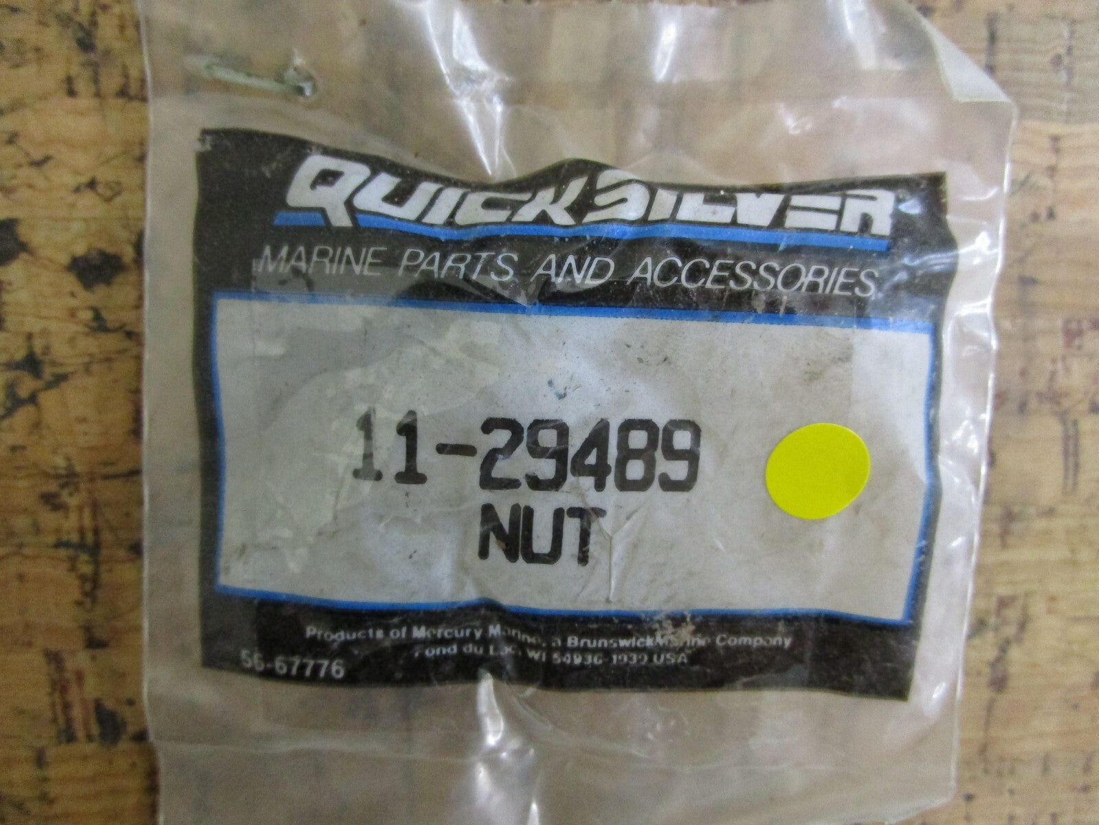 *NEW OEM* 0810 Mercury Quicksilver Nut 11-29489