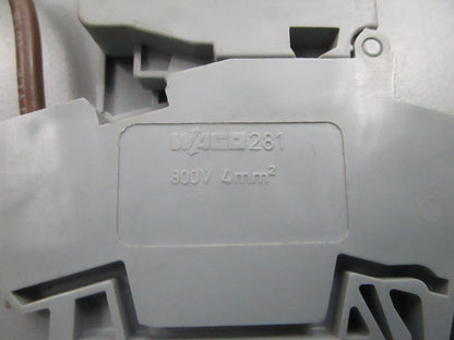 NEW OEM 281-611 WAGO Fuse Holder 0810