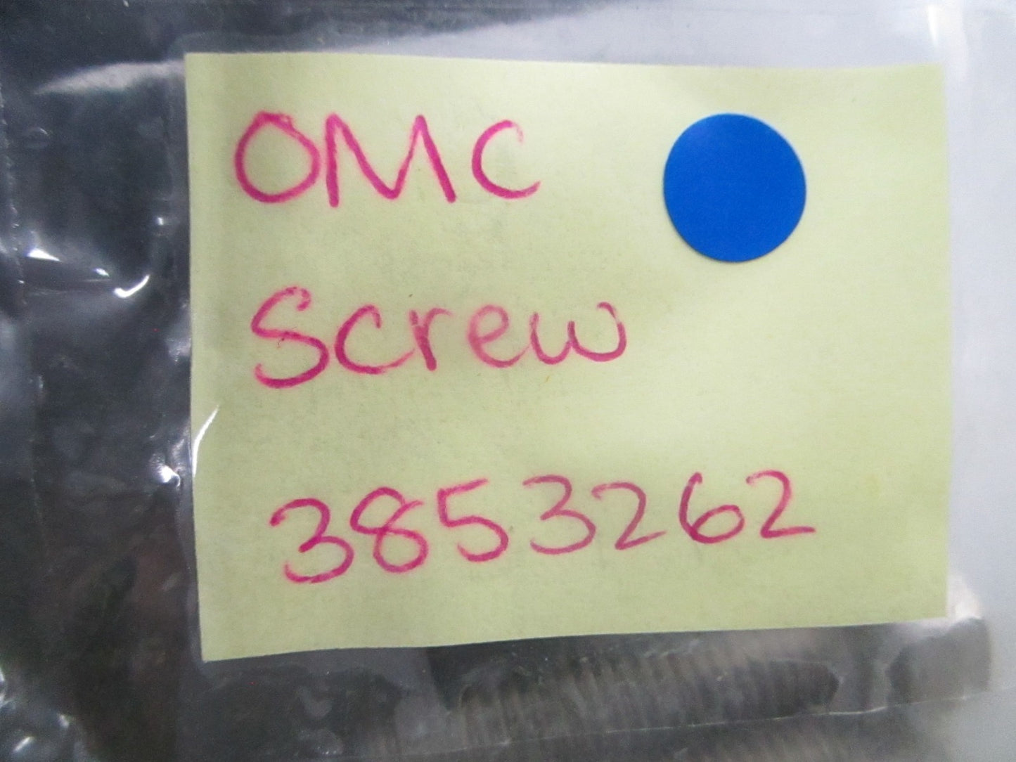 *NEW OEM* (LOT OF 3) 0810 OMC Johnson Evinrude Screw 3853262