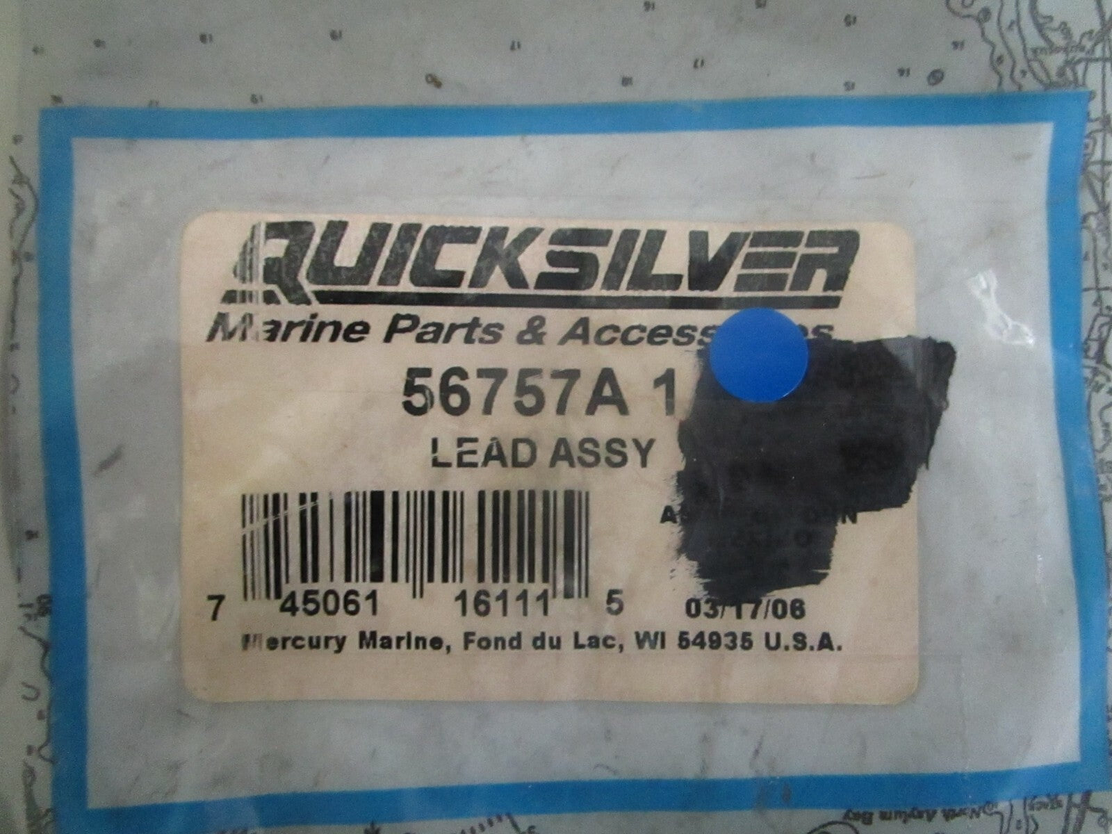*NEW OEM* 0820 Mercury Quicksilver Lead Assy 56757A1