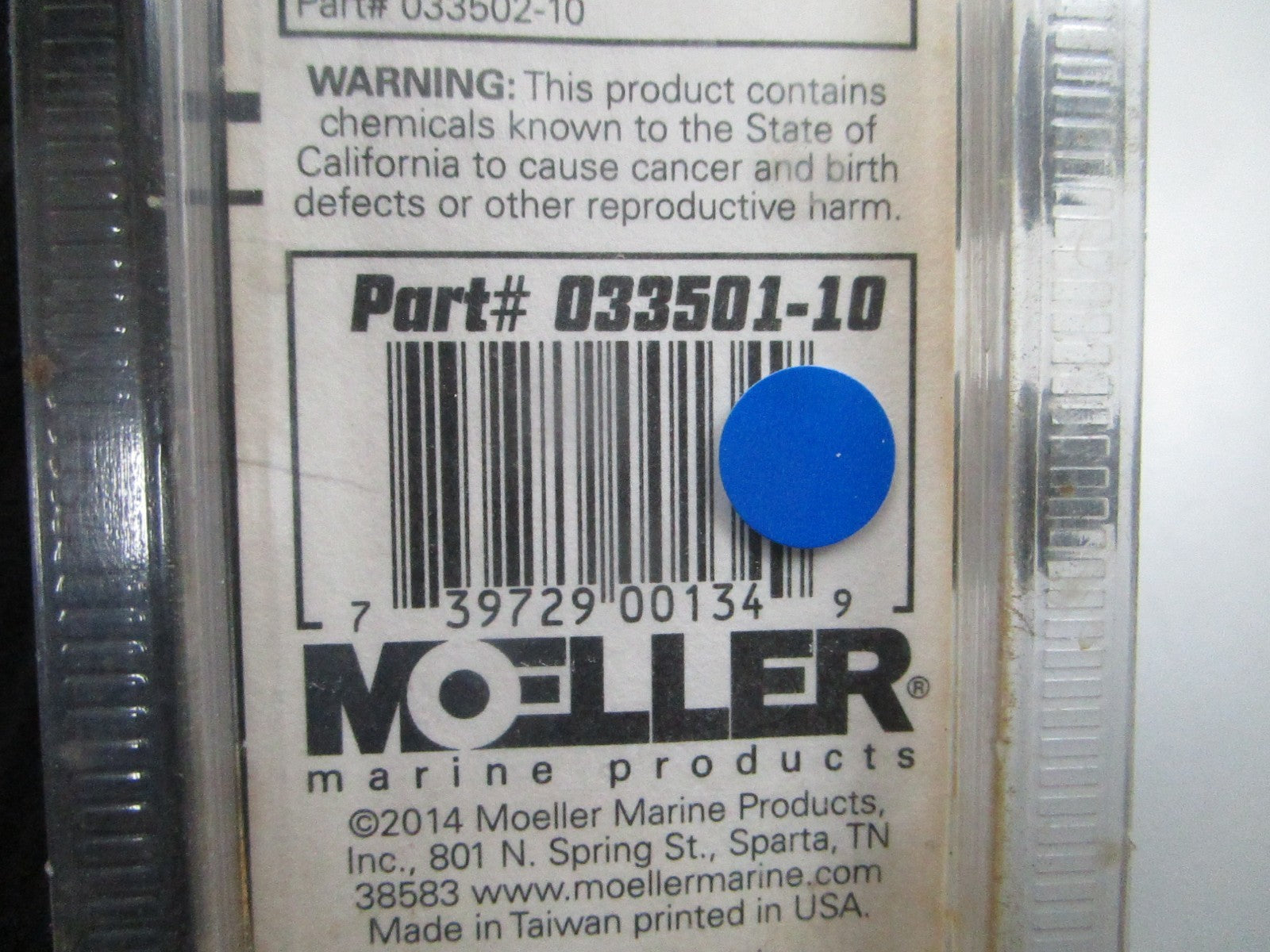 *NEW* 0810 Moeller Fuel Fitting Tank Connector 033501-10
