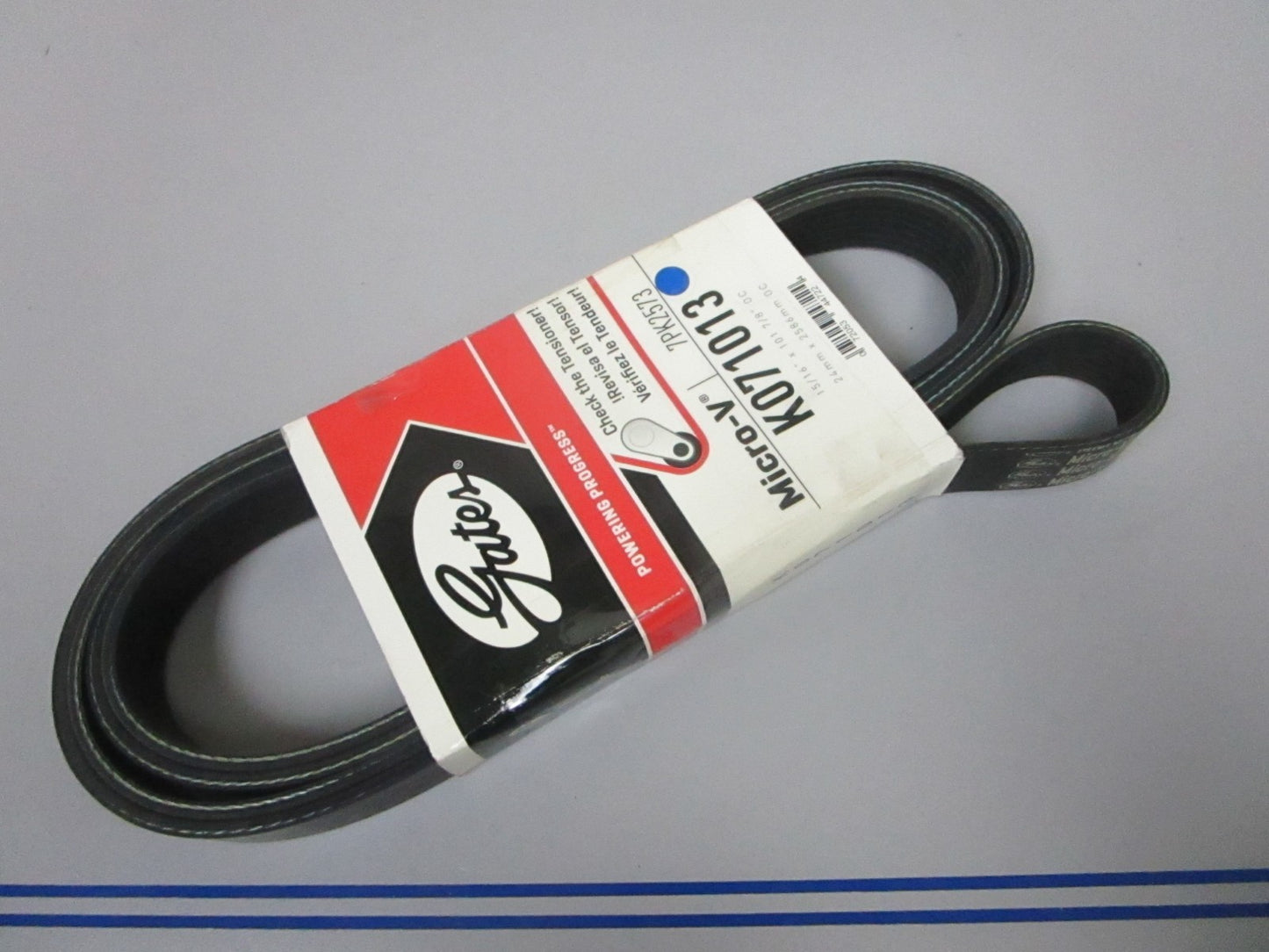NEW K071013 Gates Micro-V 15/16" x 101 ⅞" Serpentine Belt 0720